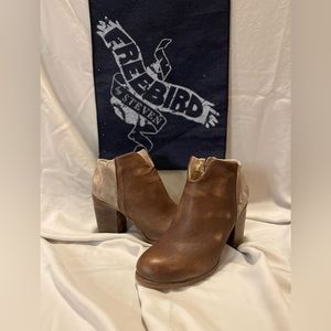 Freebird by Steven 'Darius' Booties in Brown & Snake Skin